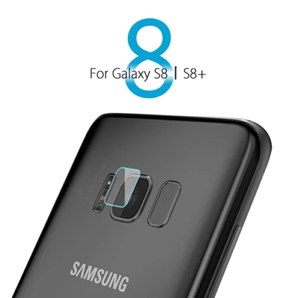 محافظ لنز دوربین شیشه ای موبایل مناسب Samsung Galaxy S8