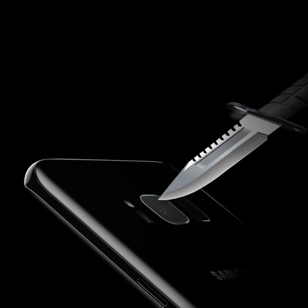 محافظ لنز دوربین شیشه ای موبایل مناسب Samsung Galaxy S9