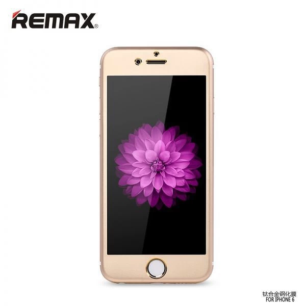 محافظ صفحه نمایش شیشه ای رنگی Apple iPhone 6-6S مارک ریمکس Remax