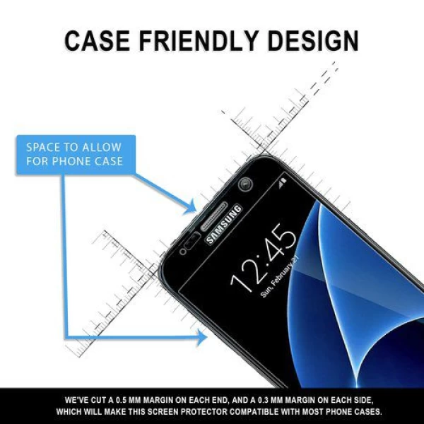 محافظ نانو 360 درجه Full Body مارک Gzitop مناسب Samsung Galaxy S7