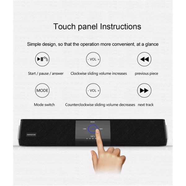 اسپیکر بلوتوث و پاوربانک هاپ استار رومیزی HopeStar A3