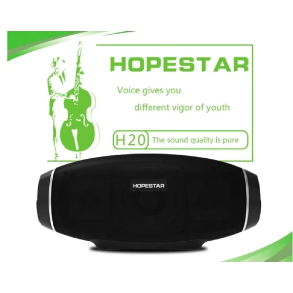 اسپیکر بلوتوث ضد رطوبت و پاوربانک هاپ استار HopeStar H20