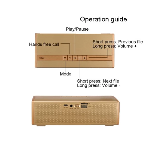 اسپیکر بلوتوث سومهو Somho S323