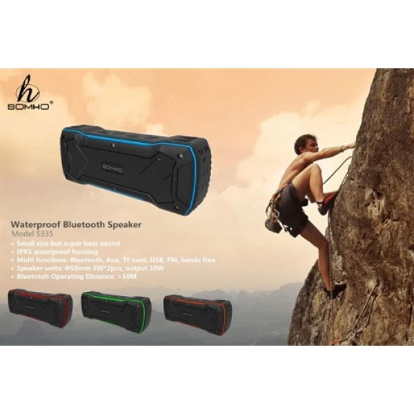 اسپیکر بلوتوث ضدآب سومهو Somho S335