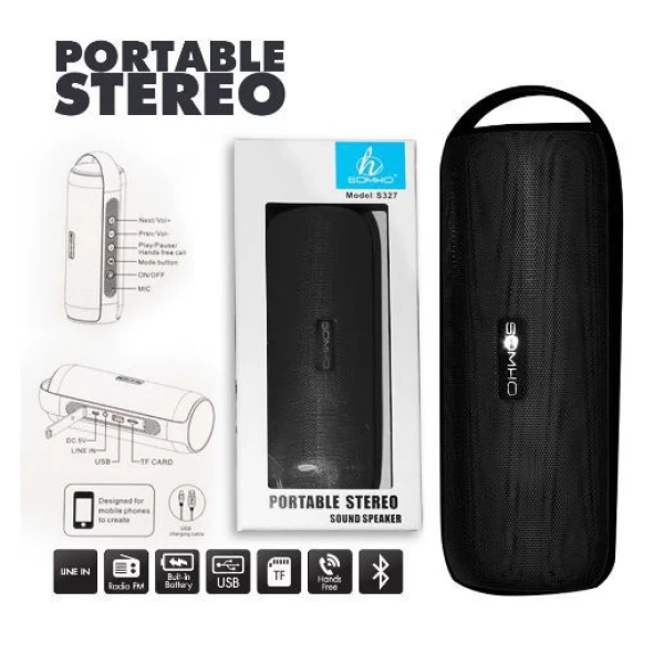 اسپیکر بلوتوث ضدآب سومهو Somho S327