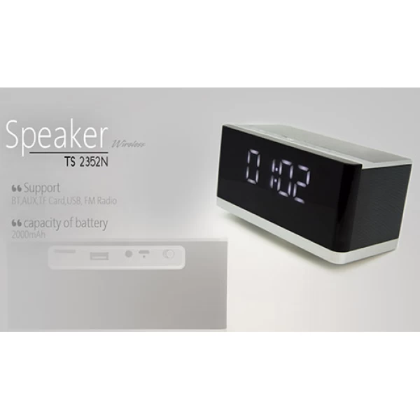 اسپیکر بلوتوث و ساعت دیجیتال تسکو Tsco TS 2352N