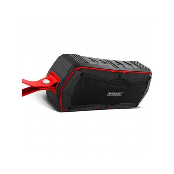 اسپیکر بلوتوث ضدآب و پاوربانک W-King S9