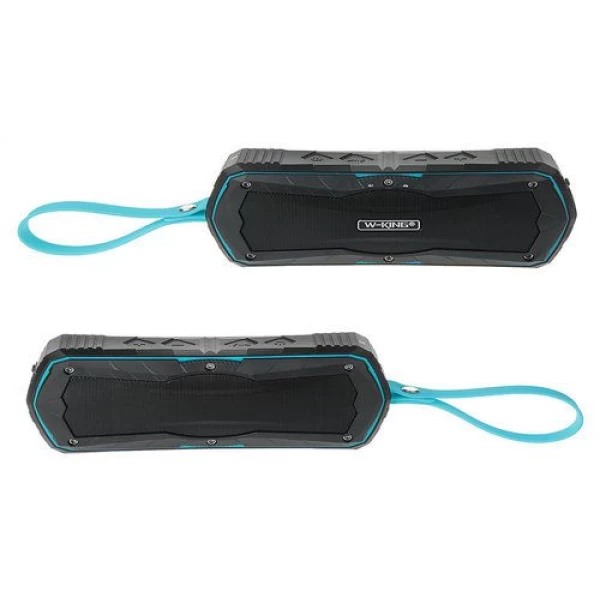 اسپیکر بلوتوث ضدآب و پاوربانک W-King S9