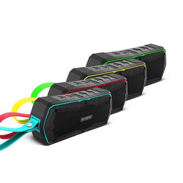 اسپیکر بلوتوث ضدآب و پاوربانک W-King S9